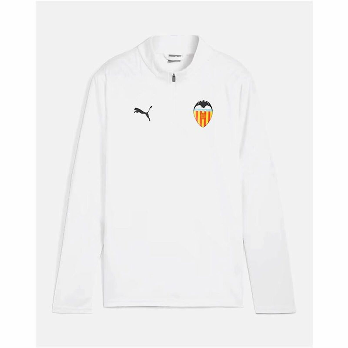 Μπλουζάκι Γυμναστικής για Ενήλικες Puma Valencia CF 24/25 Training Λευκό