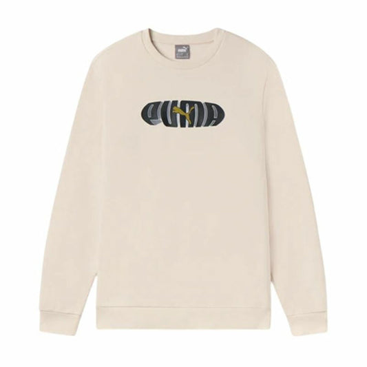 Ανδρικό Φούτερ χωρίς Κουκούλα Puma Essentials+ Graphic Crew Fl Hombre