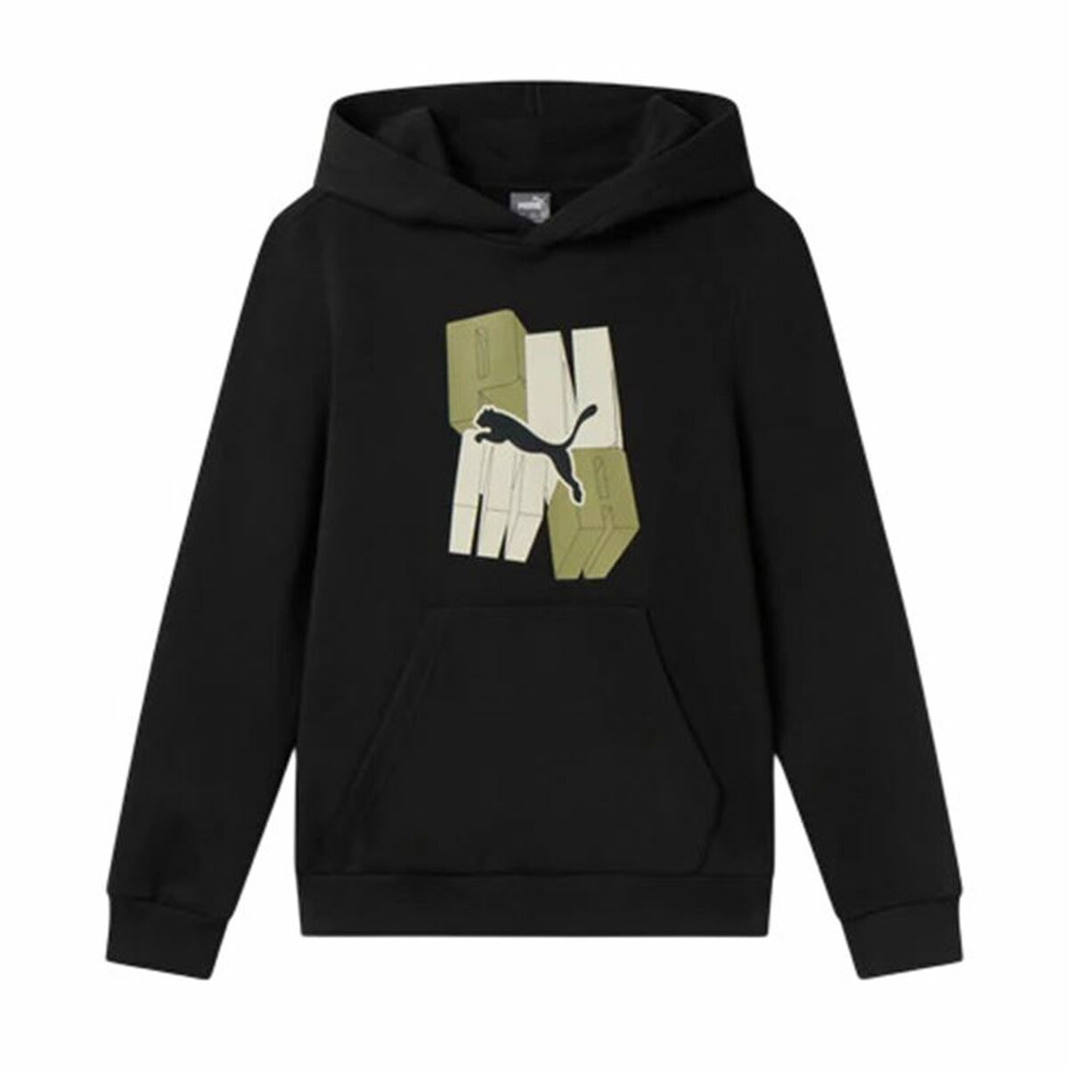 Παιδικό Φούτερ με Κουκούλα Puma Essentials+ Graphic Fl