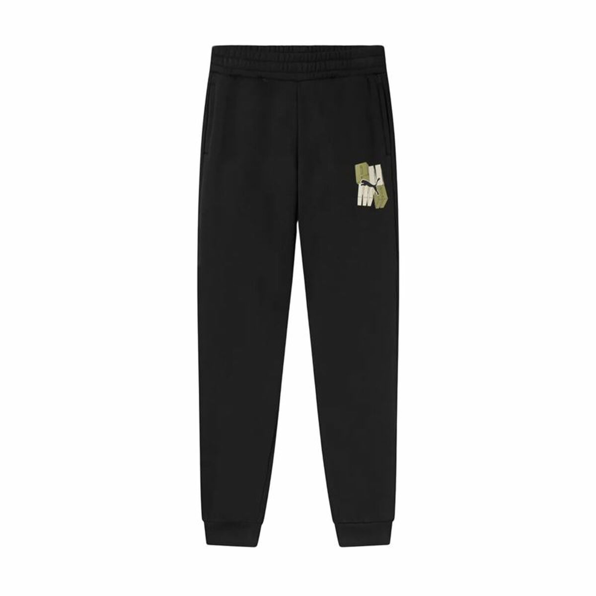 Αθλητικά Παντελόνια για Παιδιά Puma Essentials+ Graphic Μαύρο