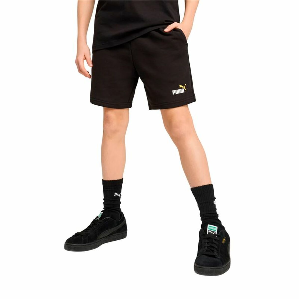 Αθλητικά Σορτς για Παιδιά Puma Essentials 2 Μαύρο