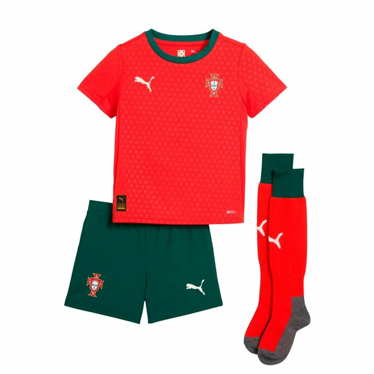 Παιδική Αθλητική Φόρμα Puma Portugal Home Minikit Κόκκινο