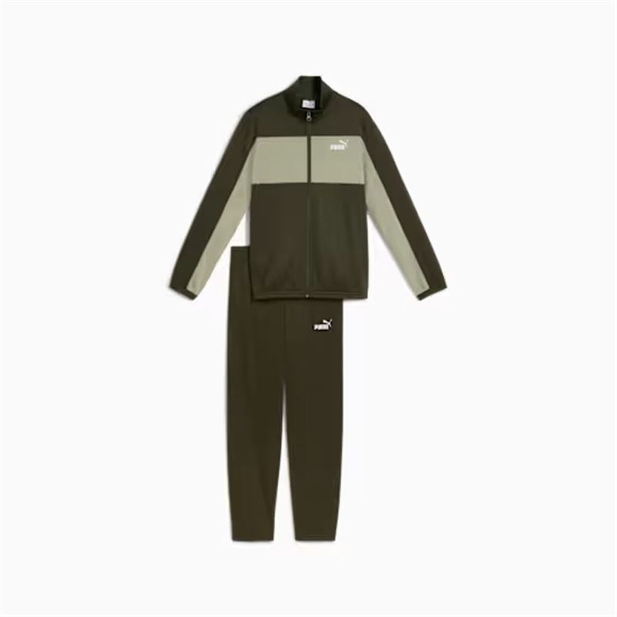 Παιδική Αθλητική Φόρμα Puma Poly Colorblock Ελαιόλαδο