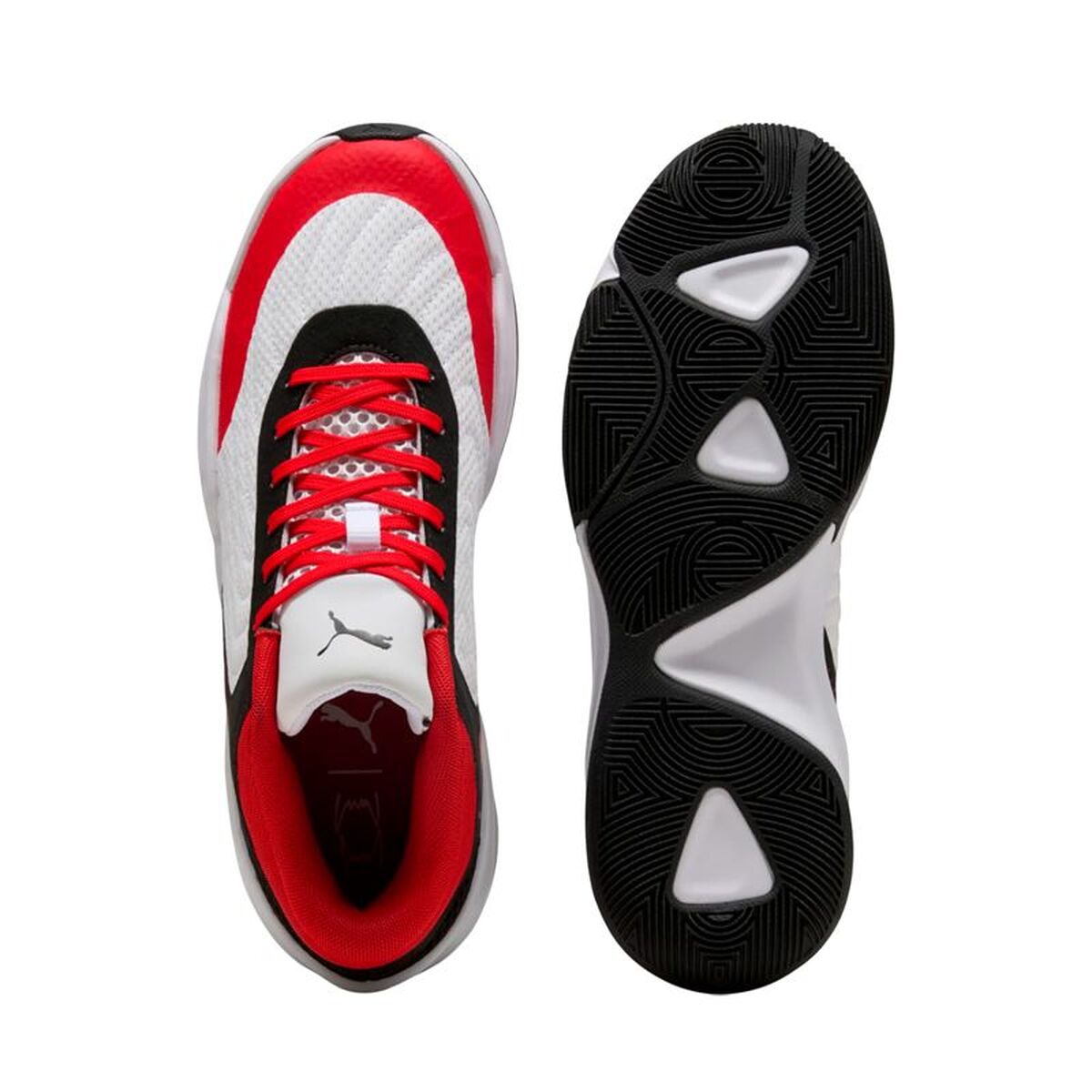 Παπούτσια Μπάσκετ για Ενήλικες Puma Court Pro 2 Λευκό Κόκκινο
