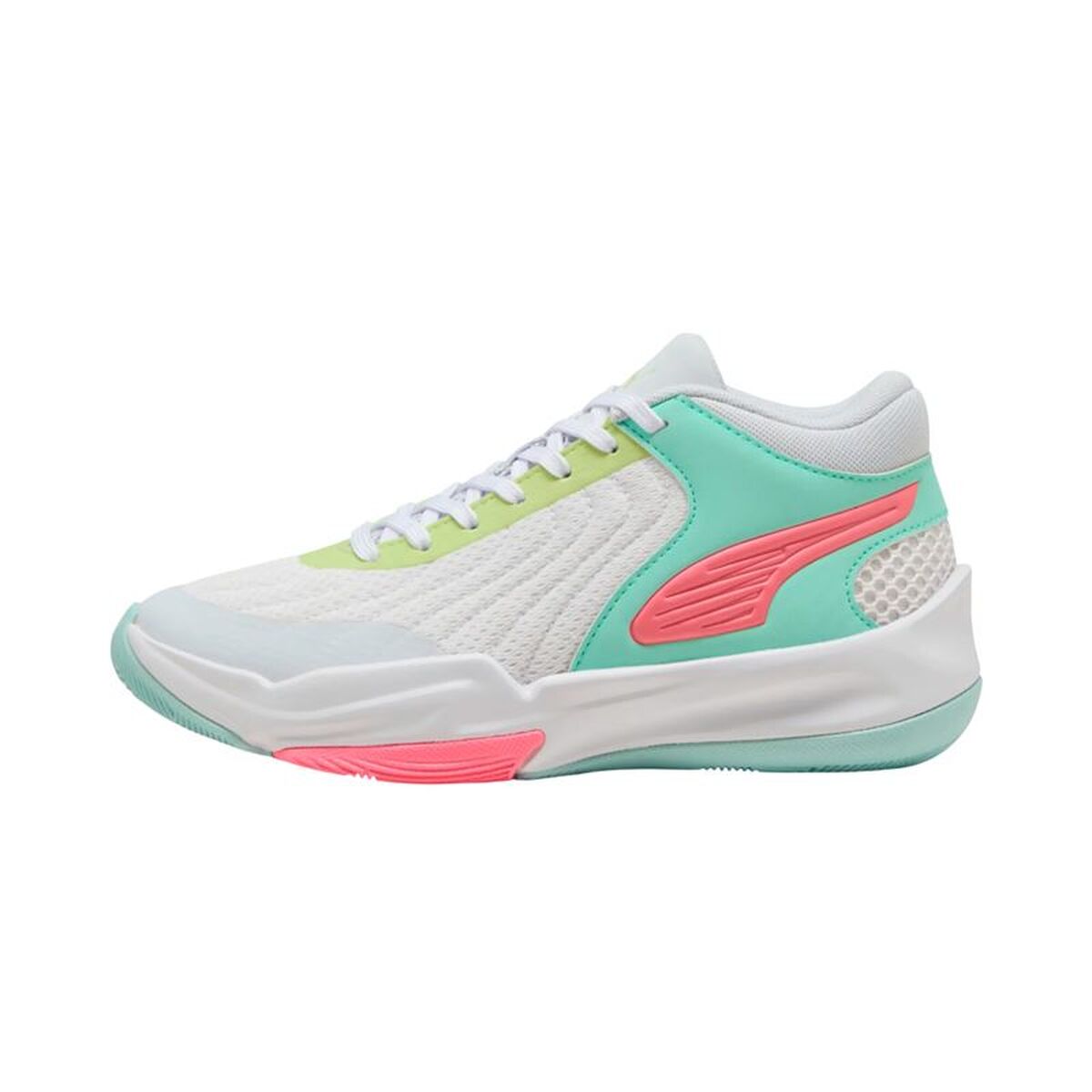 Παπούτσια Μπάσκετ για Παιδιά Puma Court Pro 2 Λευκό Πράσινο