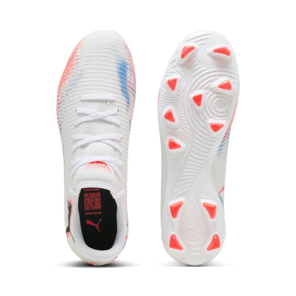 Μπάλες Ποδοσφαίρου για Ενήλικες Puma Future 8 Play Fg/Ag Λευκό