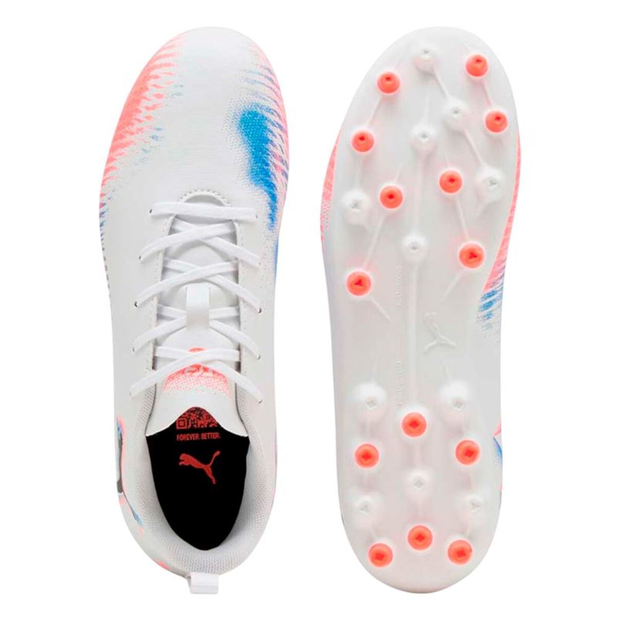 Παιδικές Μπότες Ποδοσφαίρου Puma Future 8 Play Mg Λευκό