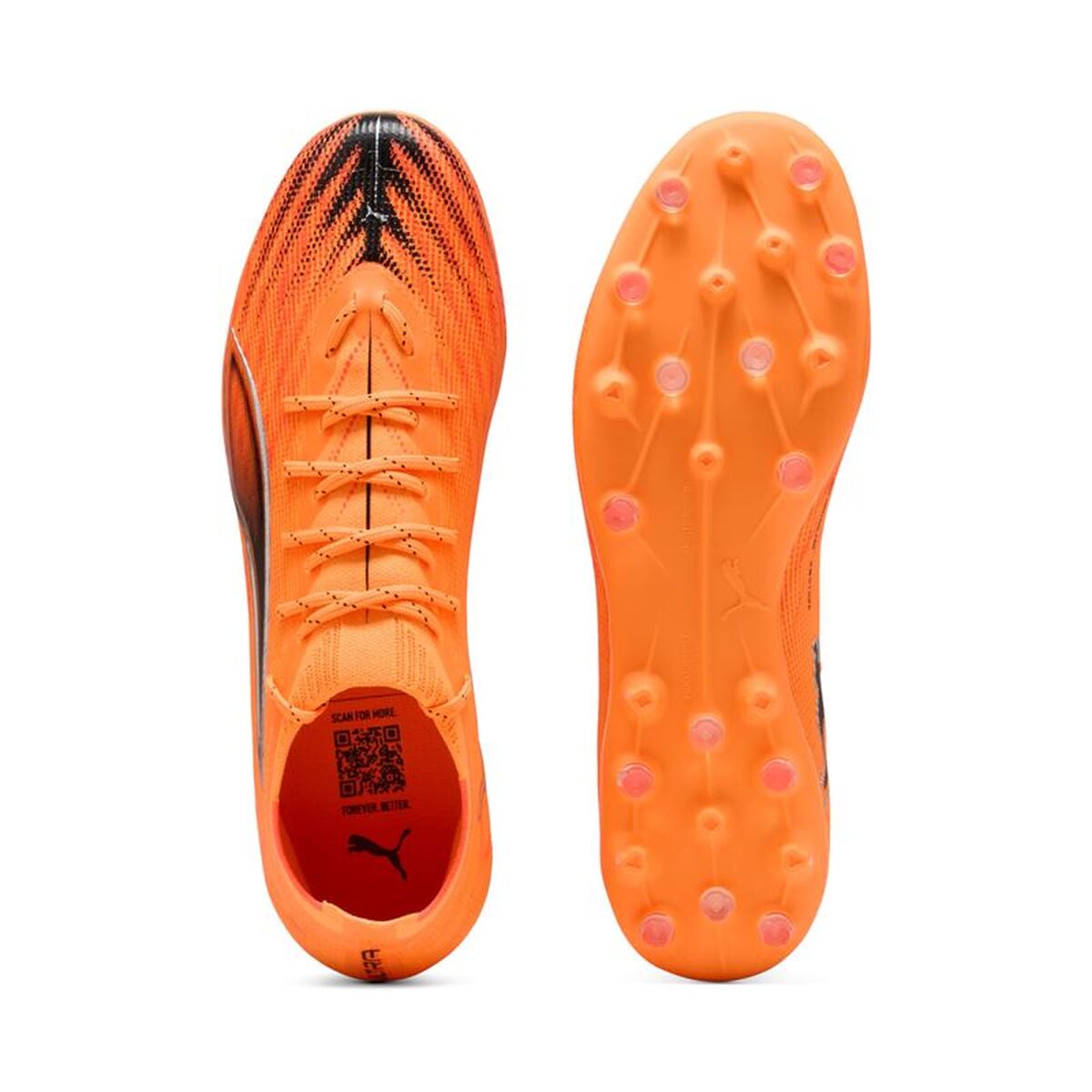 Μπάλες Ποδοσφαίρου για Ενήλικες Puma Ultra 6 Pro Mg Heat Fire Black Μαύρο