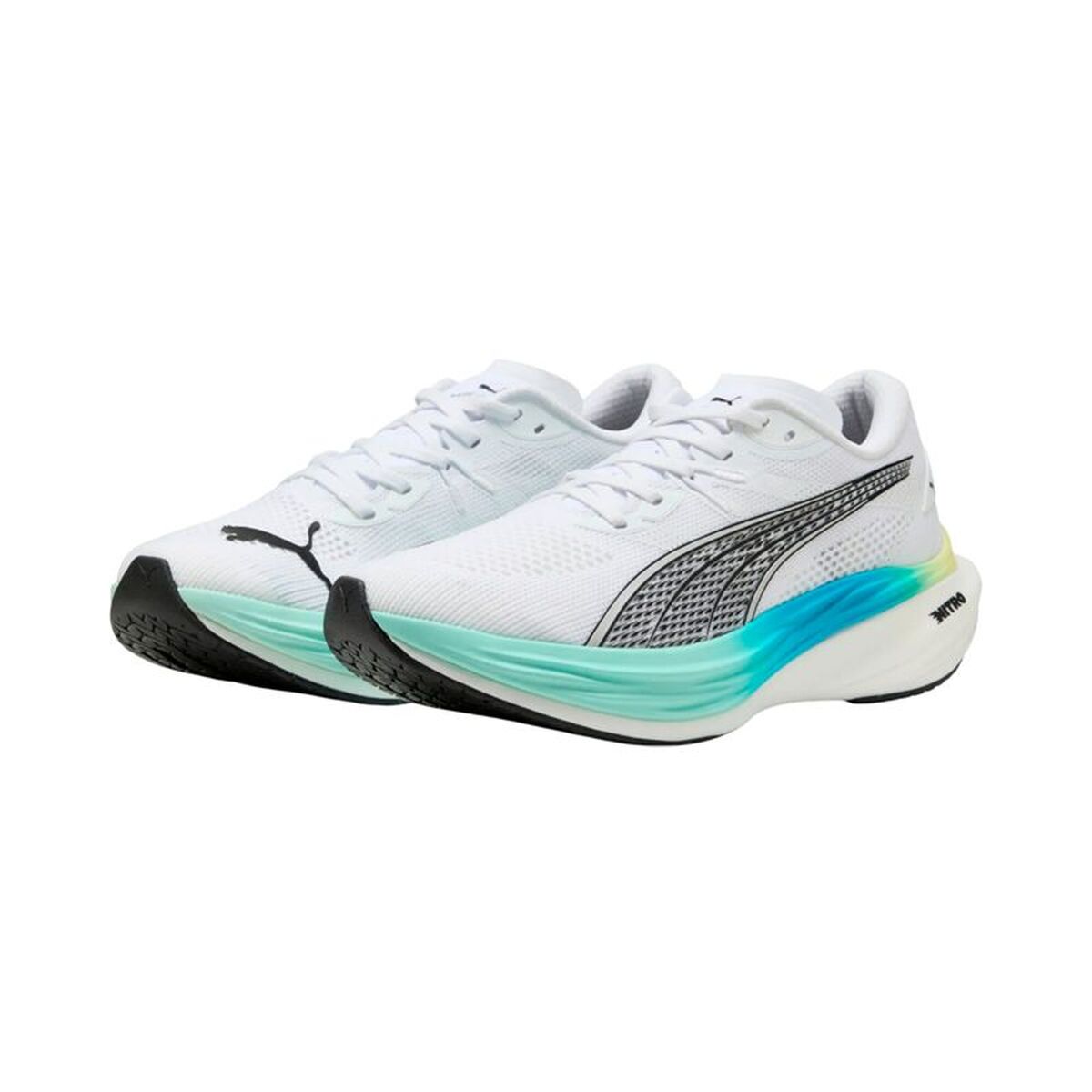 Παπούτσια για Tρέξιμο για Ενήλικες Puma Deviate Nitro 3 Λευκό