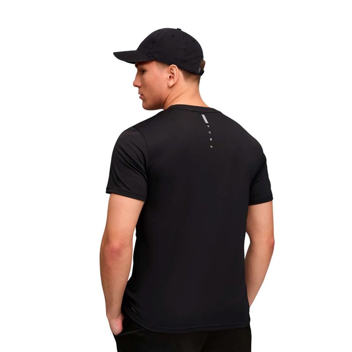 Ανδρική Μπλούζα με Κοντό Μανίκι Puma M Flex Pocket Μαύρο