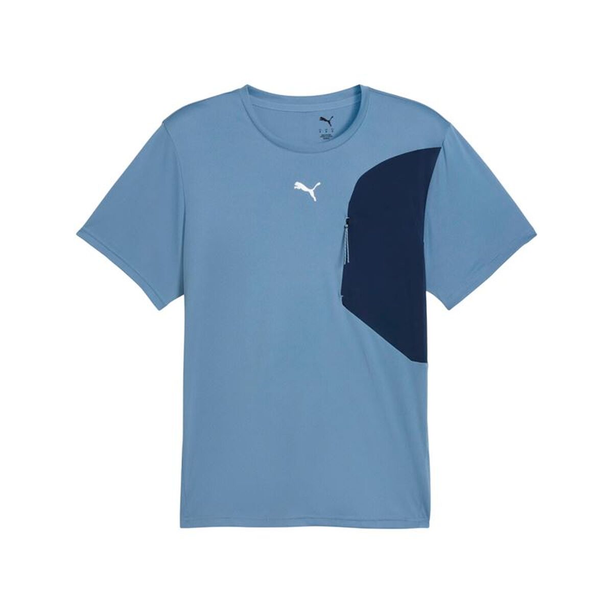 Ανδρική Μπλούζα με Κοντό Μανίκι Puma M Flex Pocket Μπλε