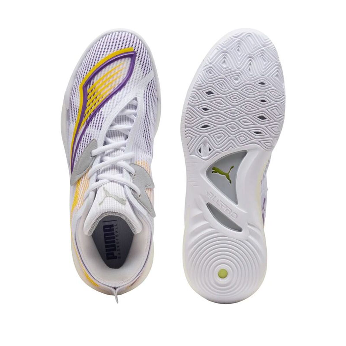 Παπούτσια Μπάσκετ για Ενήλικες Puma All-Pro Nitro™ 2 Λευκό Μωβ