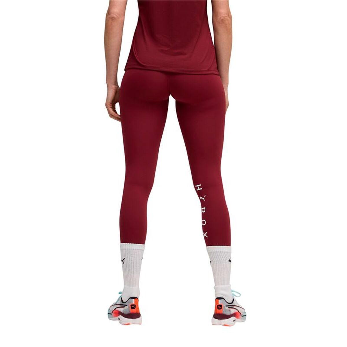 Αθλητικά Γυναικεία Κολάν Puma X Hyrox Shape Σκούρο Κόκκινο