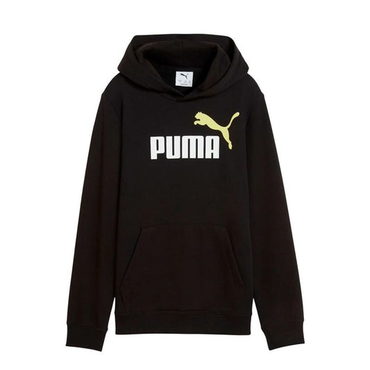 Παιδικό Φούτερ με Κουκούλα Puma Essentials 2 Color No.1 Log Μαύρο