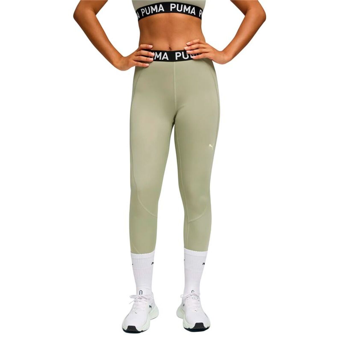 Αθλητικά Γυναικεία Κολάν Puma W Strong TighLux Ελαιόλαδο