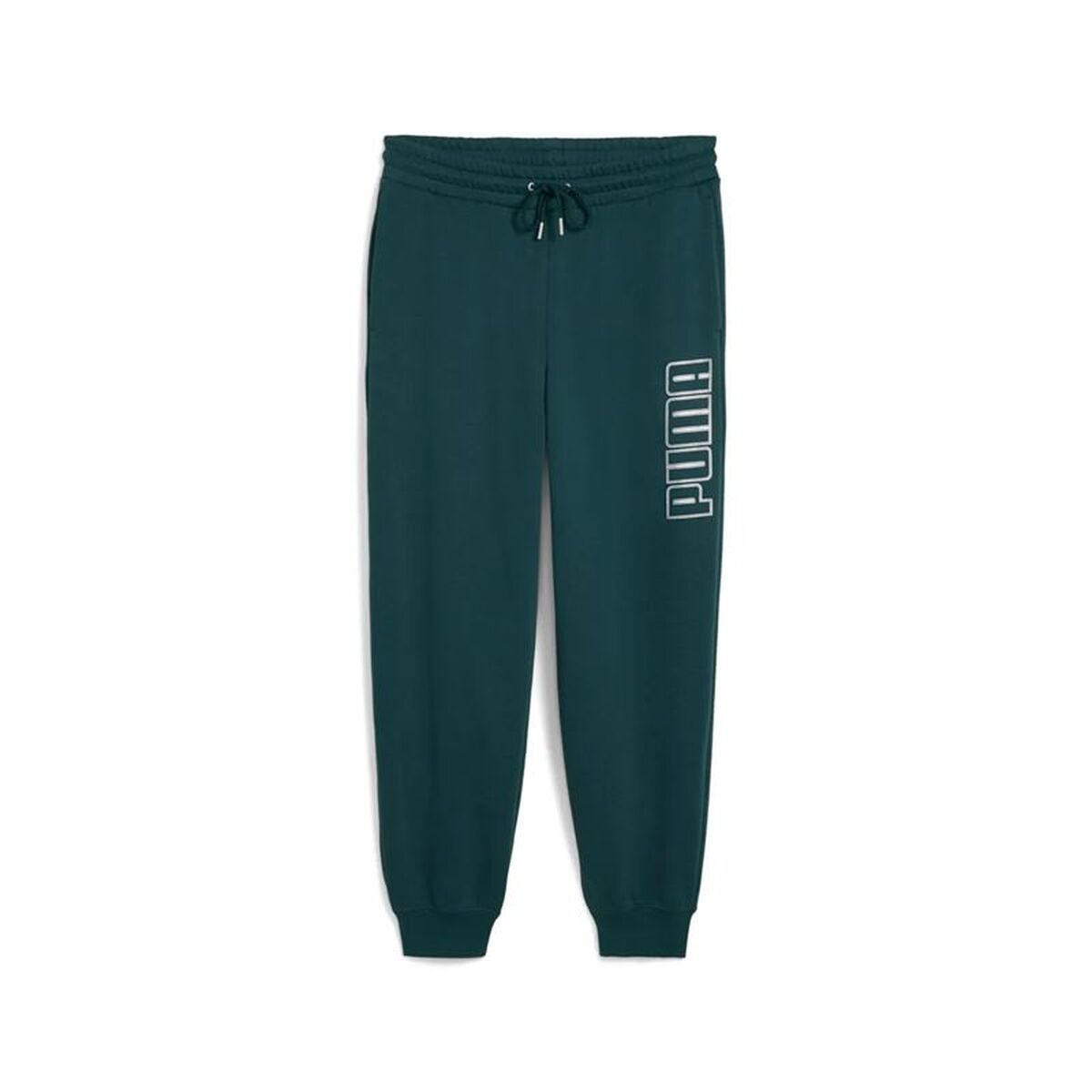 Μακρύ Αθλητικό Παντελόνι Puma Maximal Metallic Sweatpants Πράσινο Γυναίκα