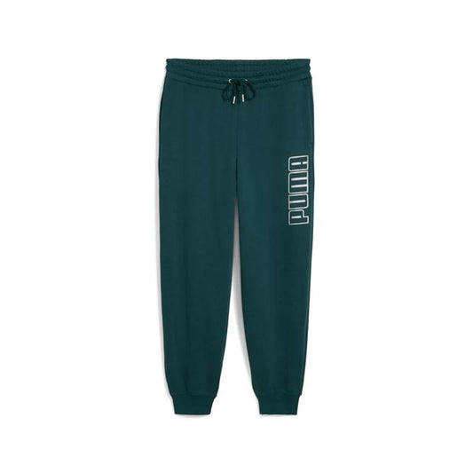 Μακρύ Αθλητικό Παντελόνι Puma Maximal Metallic Sweatpants Πράσινο Γυναίκα
