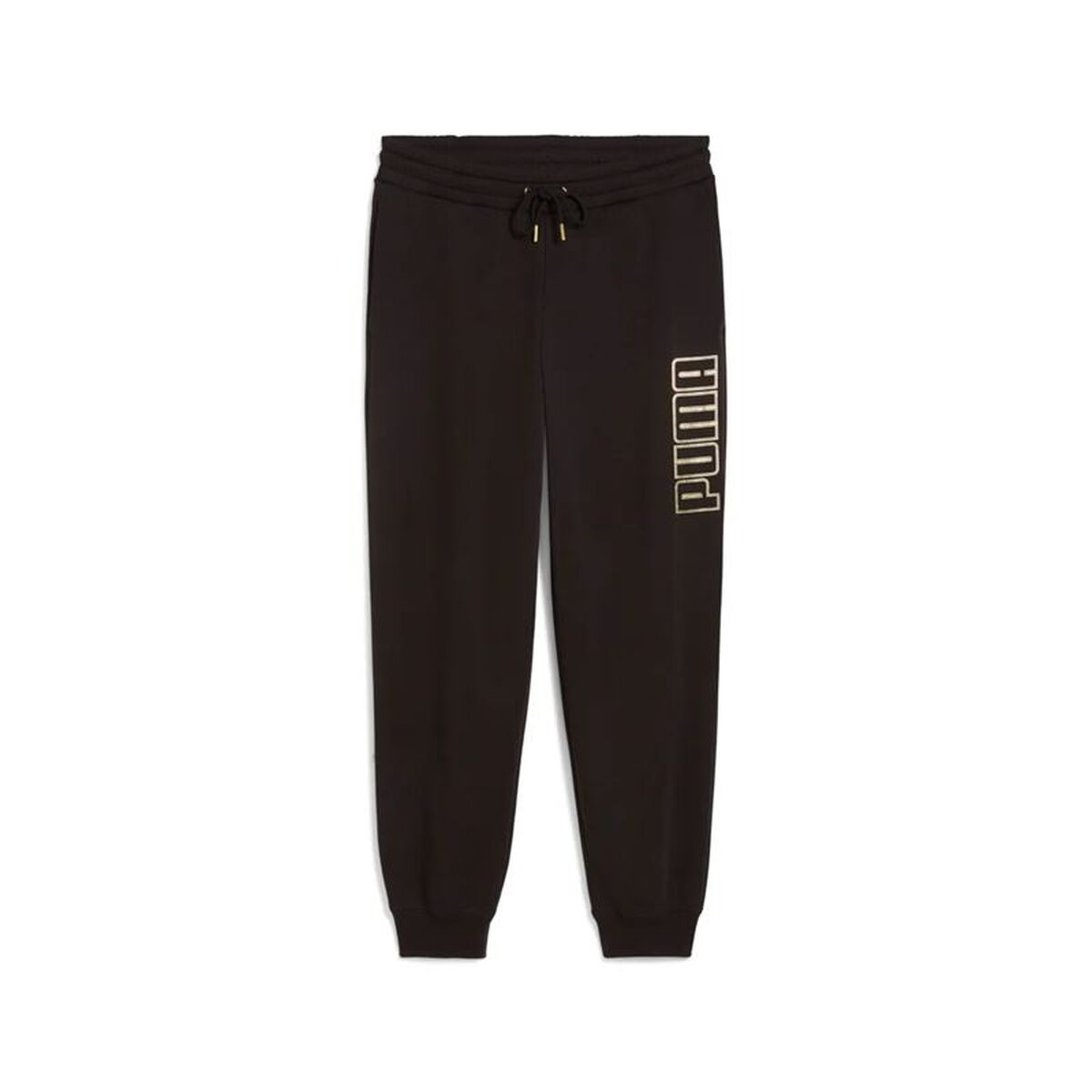 Μακρύ Αθλητικό Παντελόνι Puma Maximal Metallic Sweatpants Μαύρο Γυναίκα