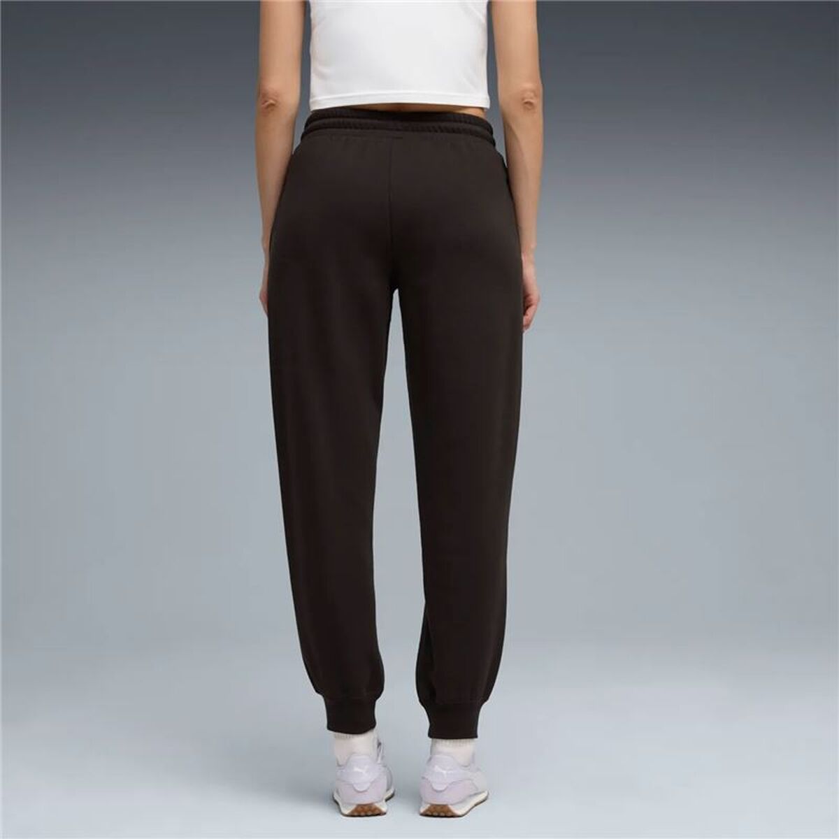 Μακρύ Αθλητικό Παντελόνι Puma Maximal Metallic Sweatpants Μαύρο Γυναίκα