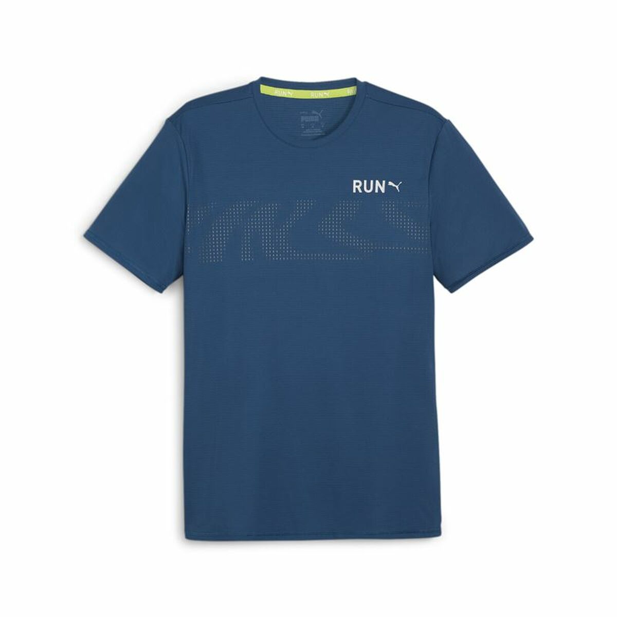 Ανδρική Μπλούζα με Κοντό Μανίκι Puma Run Favorite Σκούρο μπλε