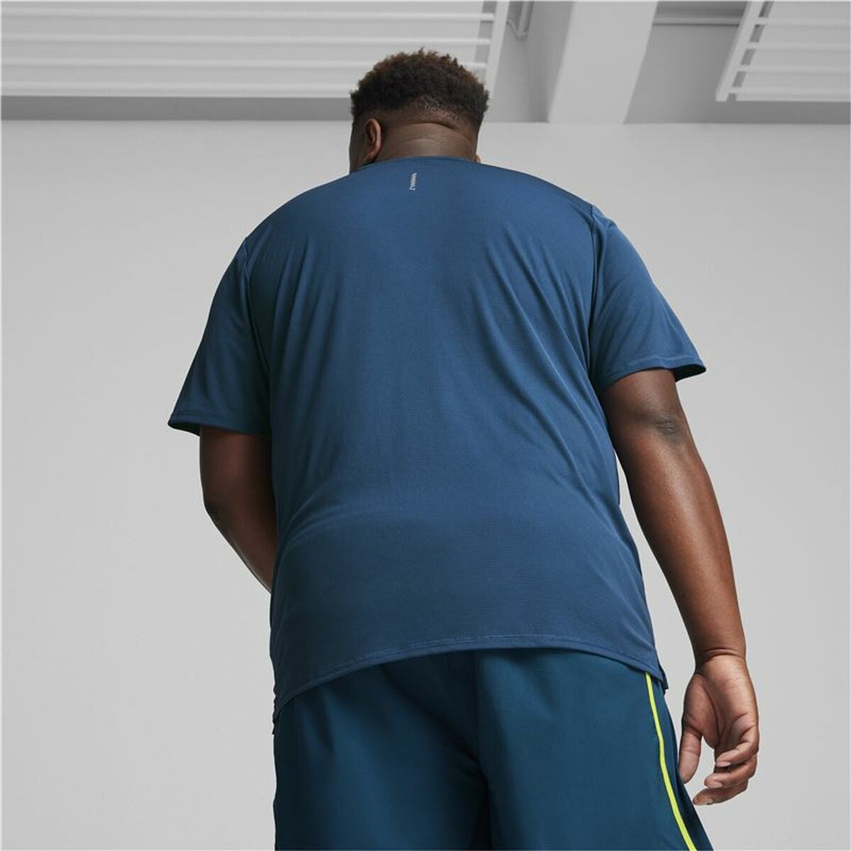 Ανδρική Μπλούζα με Κοντό Μανίκι Puma Run Favorite Σκούρο μπλε