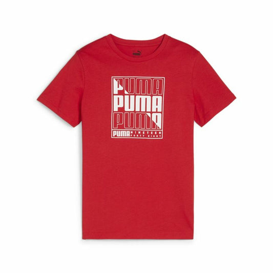 Παιδικό Μπλούζα με Κοντό Μανίκι Puma Graphic