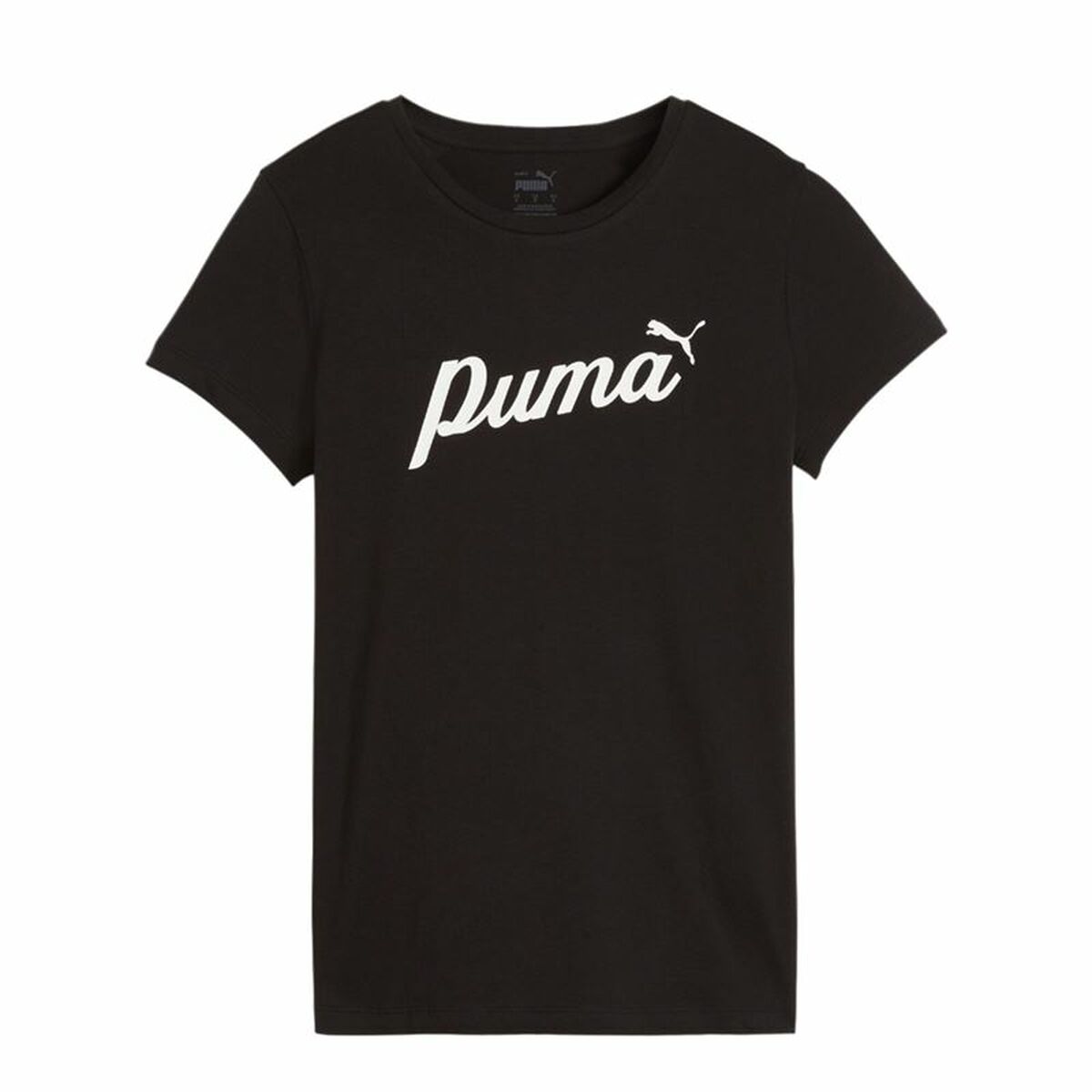 Γυναικεία Μπλούζα με Κοντό Μανίκι Puma Essentials+ Script