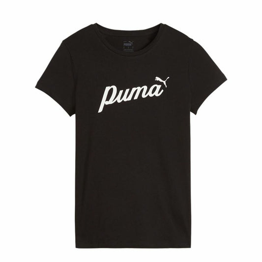 Γυναικεία Μπλούζα με Κοντό Μανίκι Puma Essentials+ Script