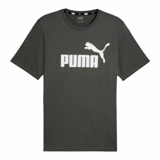 Ανδρική Μπλούζα με Κοντό Μανίκι Puma Essentials Γκρι