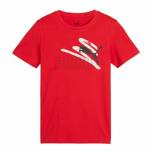 Παιδικό Μπλούζα με Κοντό Μανίκι Puma Essentials+ AB Summer