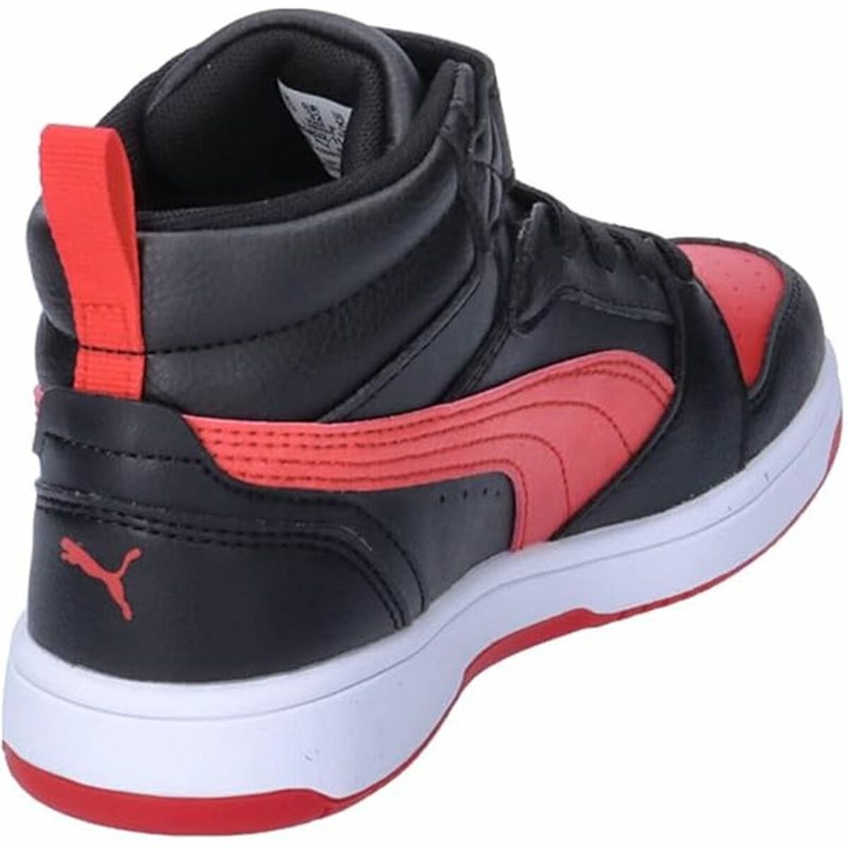 Παιδικά Aθλητικά Παπούτσια Puma Rebound V6 Mid Μαύρο Κόκκινο