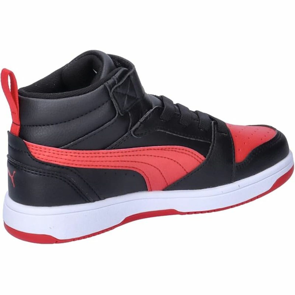 Παιδικά Aθλητικά Παπούτσια Puma Rebound V6 Mid Μαύρο Κόκκινο