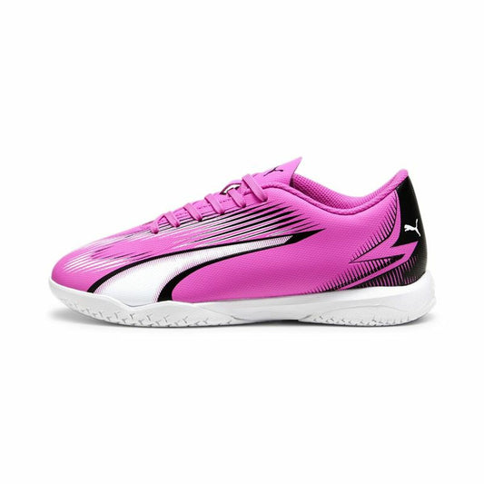 Παπούτσια Ποδοσφαίρου Σάλας για Παιδιά Puma Ultra Play Λευκό Σκούρο τριαντάφυλλο Παιδικά Για άνδρες και γυναίκες