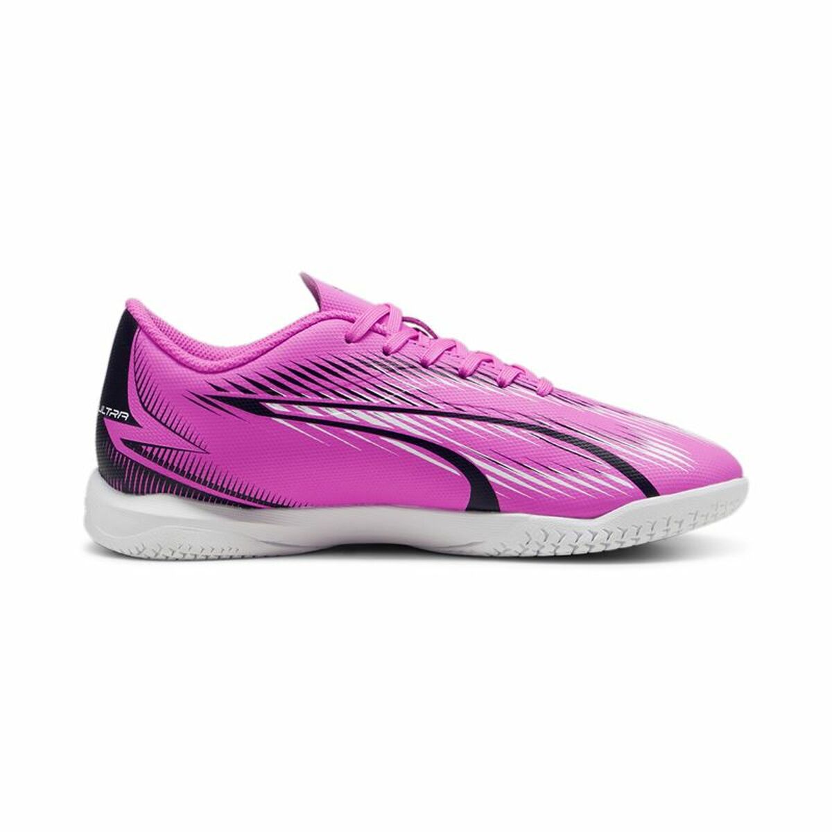 Παπούτσια Ποδοσφαίρου Σάλας για Παιδιά Puma Ultra Play Λευκό Σκούρο τριαντάφυλλο Παιδικά Για άνδρες και γυναίκες