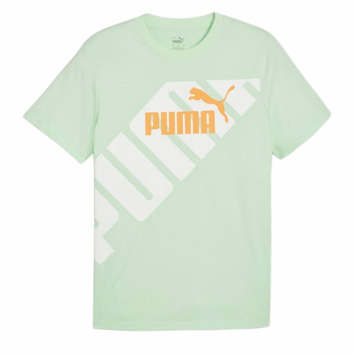 Ανδρική Μπλούζα με Κοντό Μανίκι Puma POWER Graphic Κυανό