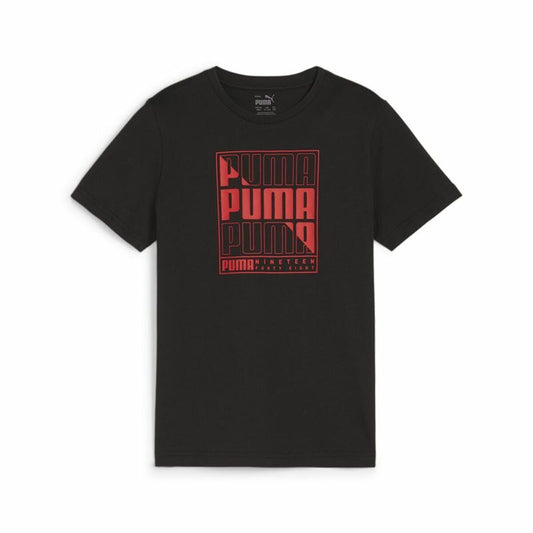 Παιδικό Μπλούζα με Κοντό Μανίκι Puma Graphic