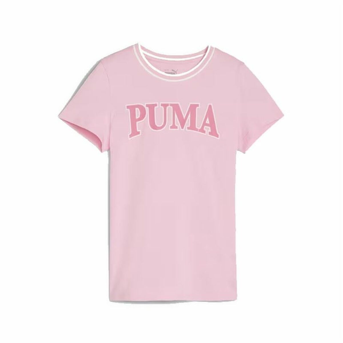 Παιδικό Μπλούζα με Κοντό Μανίκι Puma Squad Ροζ