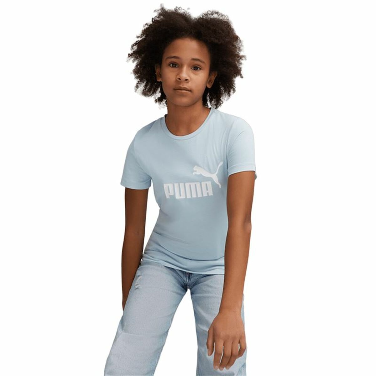 Παιδικό Μπλούζα με Κοντό Μανίκι Puma Essentials