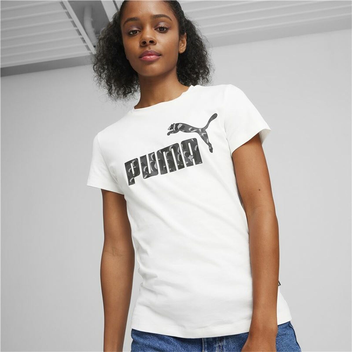 Γυναικεία Μπλούζα με Κοντό Μανίκι Puma ESS+ ANIMAL Graphic
