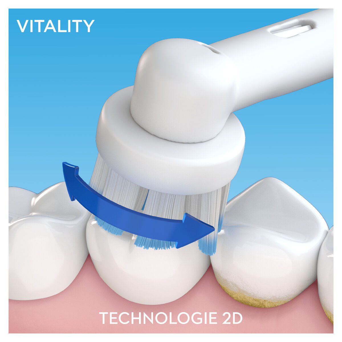 Ηλεκτρική οδοντόβουρτσα Oral-B VITALITY 100 SENTIVE ULTRA THIN Λευκό