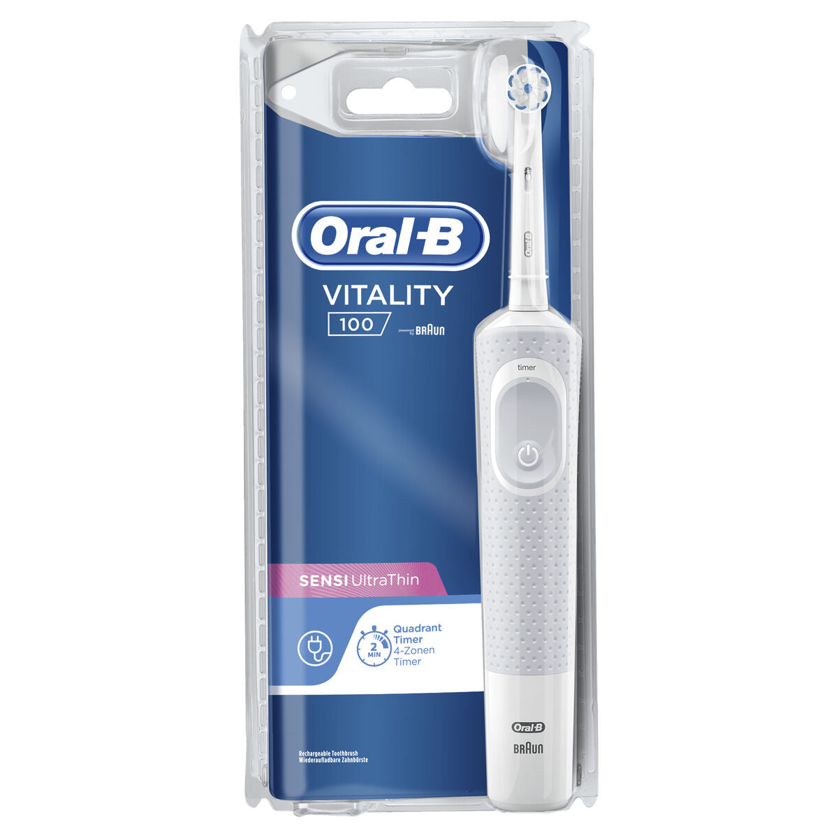 Ηλεκτρική οδοντόβουρτσα Oral-B VITALITY 100 SENTIVE ULTRA THIN Λευκό