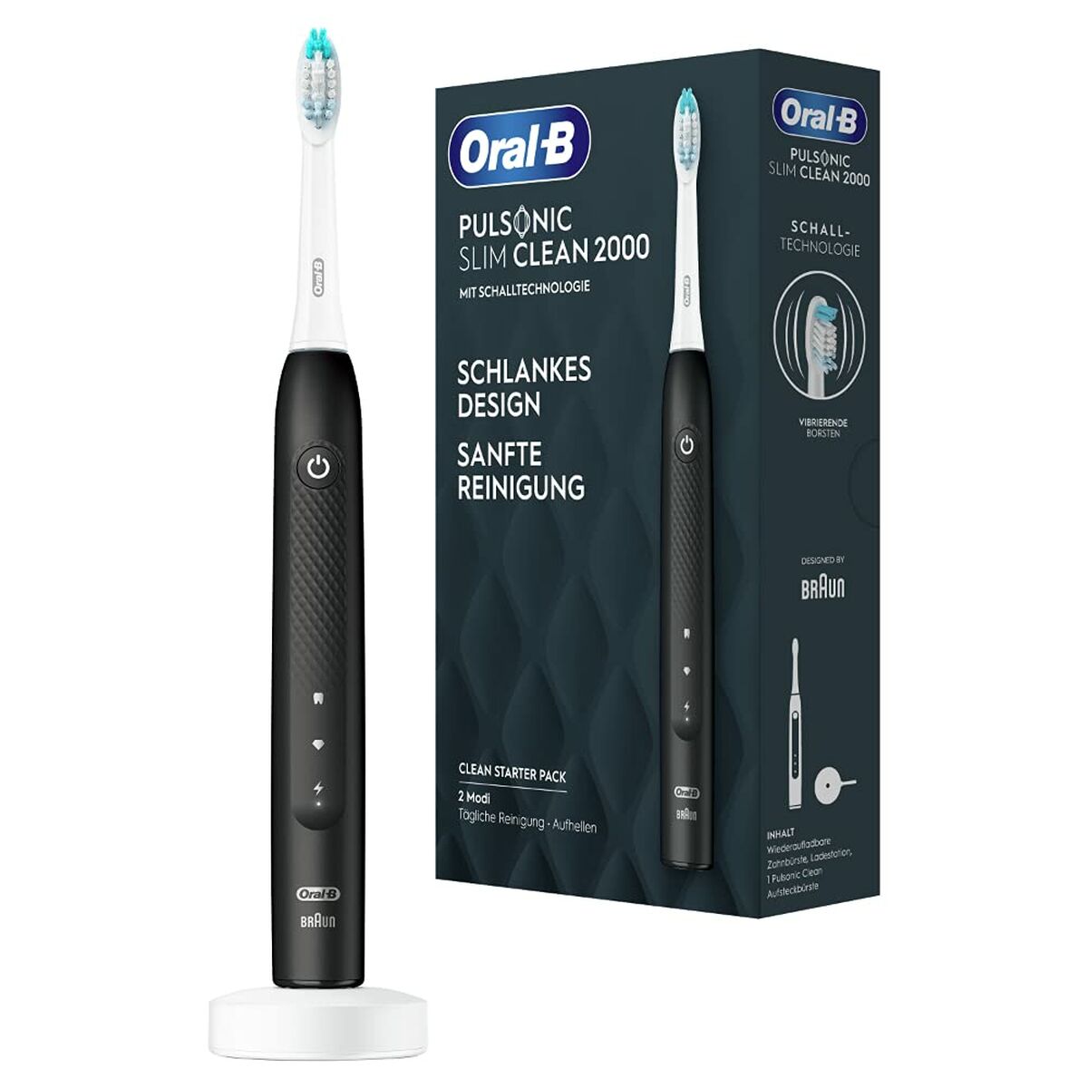 Ηλεκτρική οδοντόβουρτσα Braun 4210201396208 (2 Τεμάχια) (x2)