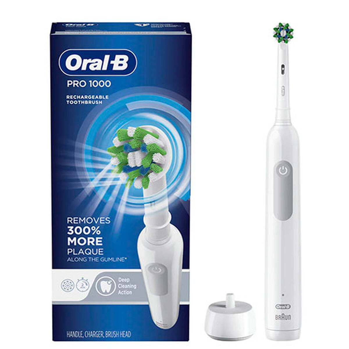 Ηλεκτρική οδοντόβουρτσα Oral-B PRO 1 Λευκό