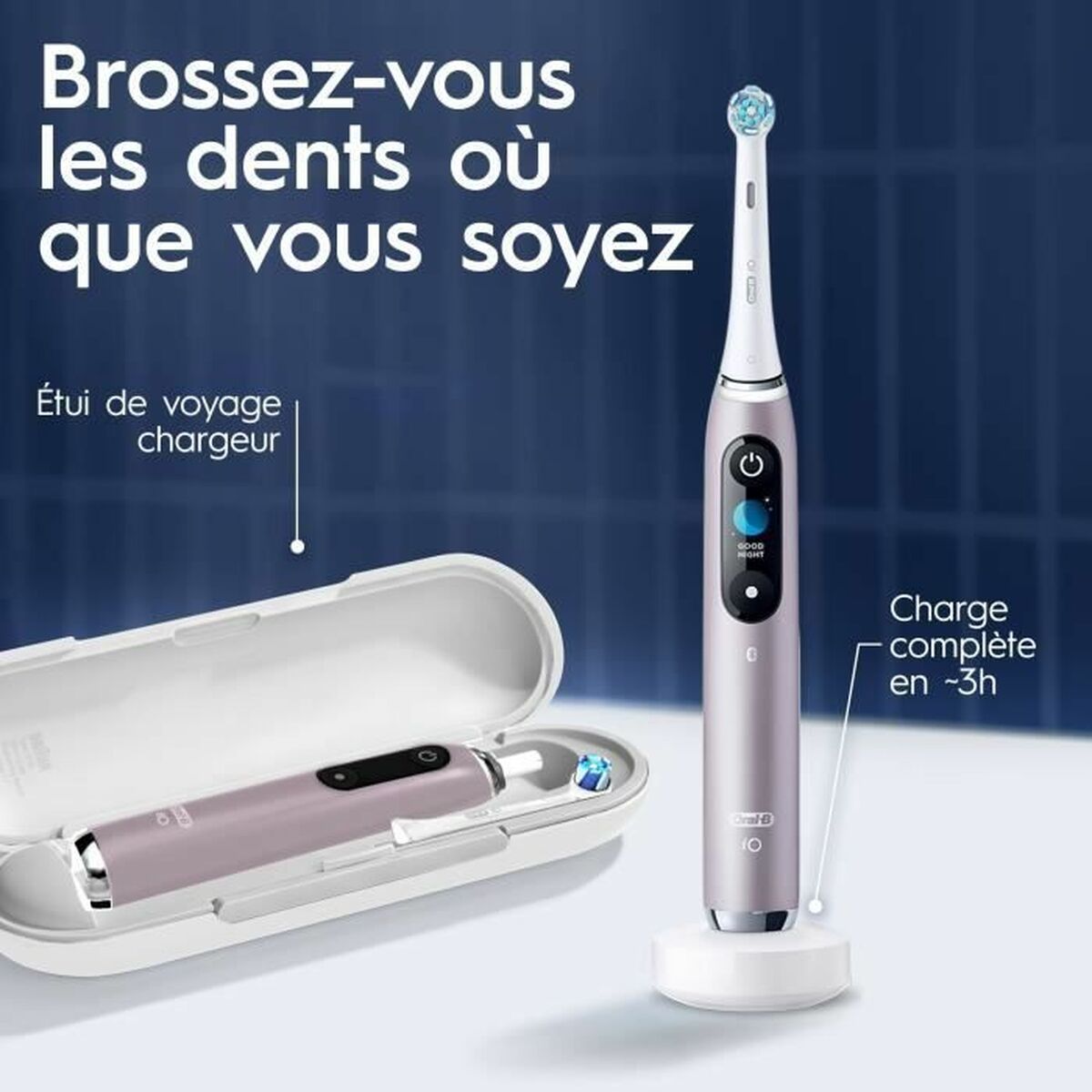 Ηλεκτρική οδοντόβουρτσα Oral-B Serie iO9s (2 Τεμάχια) (x2)