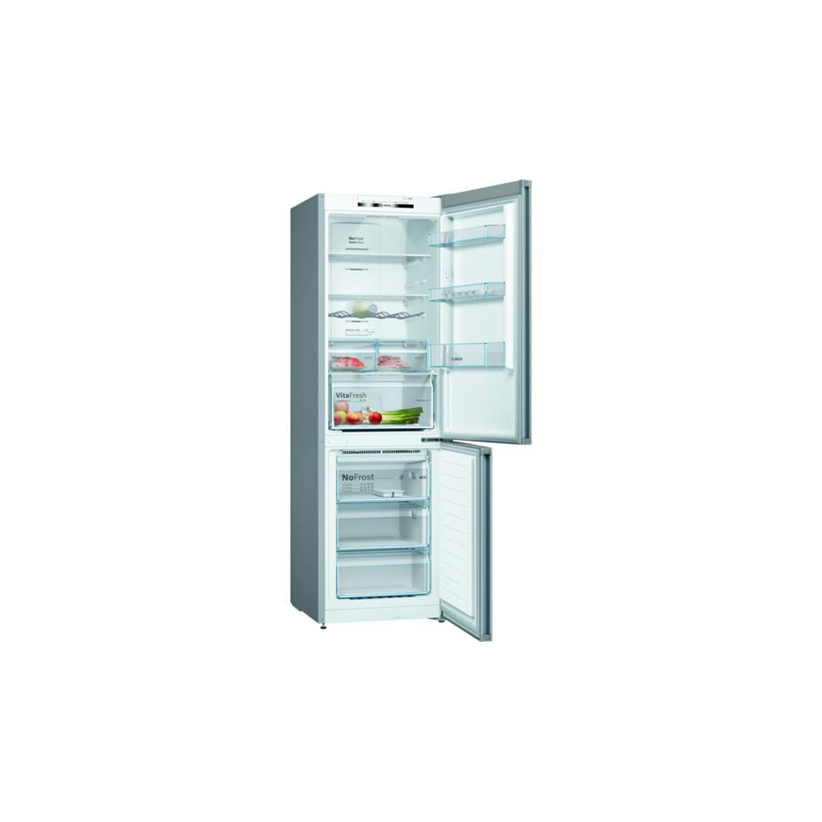 Συνδυασμένο Ψυγείο BOSCH KGN36VIDA Ασημί Χάλυβας (Ανακαινισμenα C)