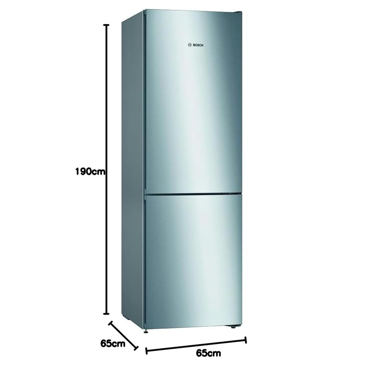 Συνδυασμένο Ψυγείο BOSCH KGN36VIDA Ασημί Χάλυβας (Ανακαινισμenα C)