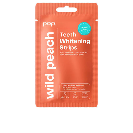 Ταινίες Λεύκανσης Δοντιών POP. POP. CUIDADO DENTAL Ροδάκινο