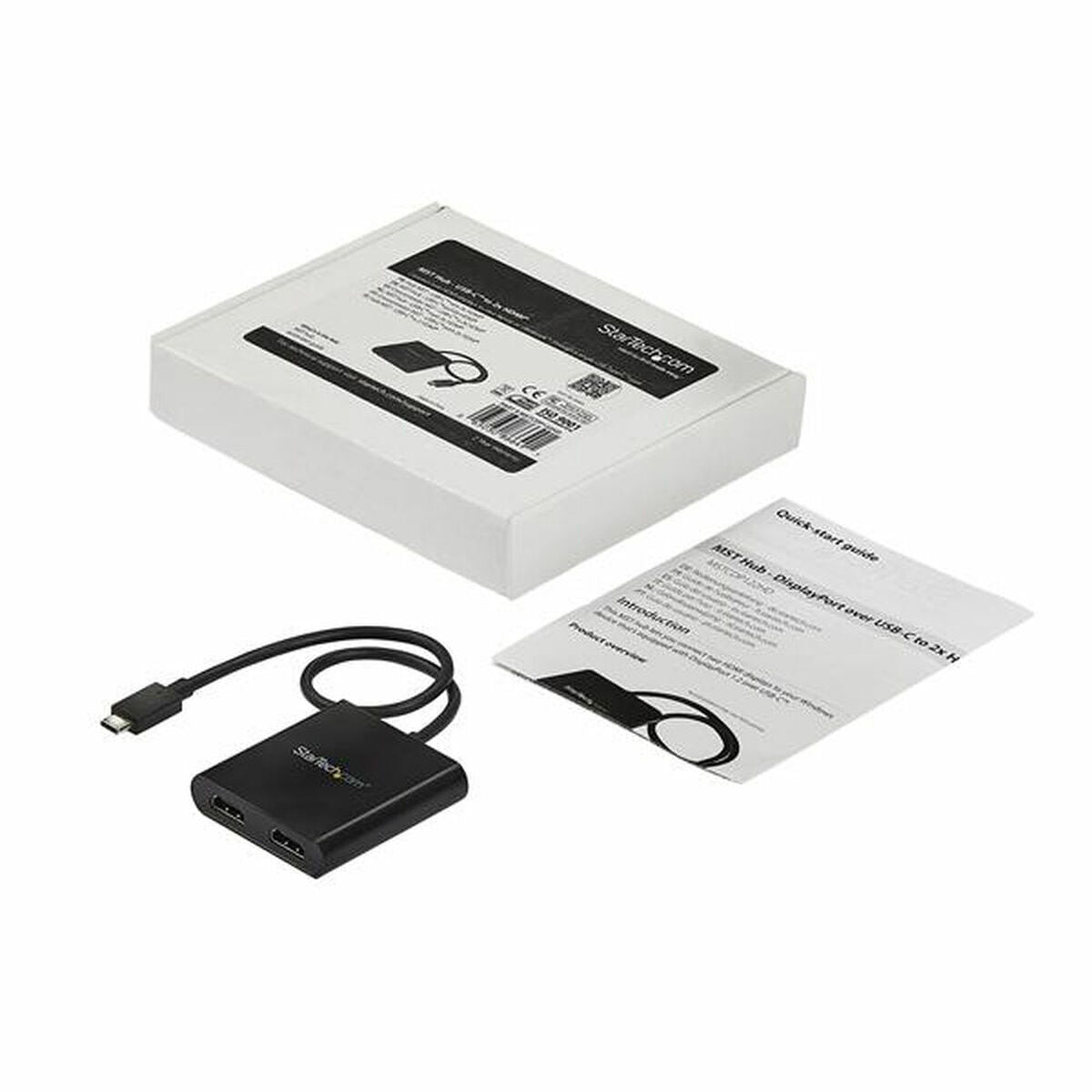 Dock Startech MSTCDP122HD 4K Ultra HD Μαύρο