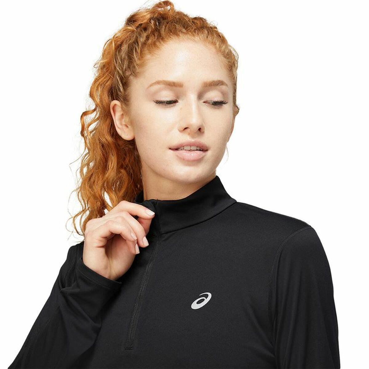 Γυναικεία Μπλούζα με Μακρύ Μανίκι Asics Μαύρο