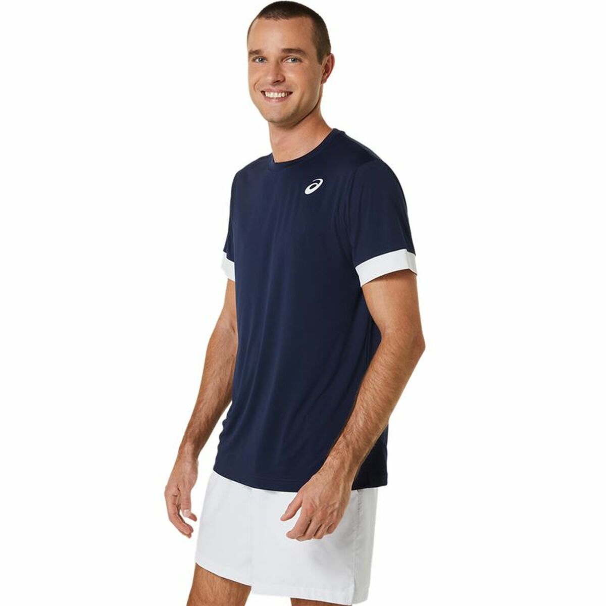 Κοντομάνικο Αθλητικό Μπλουζάκι Asics Court Ναυτικό Μπλε Τένις